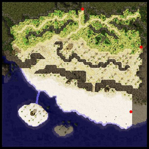 Kokomo Beach minimap
