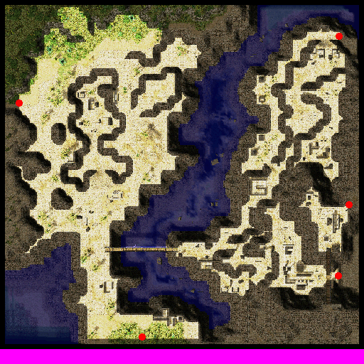 Fortress Saint Darmain, West Side minimap