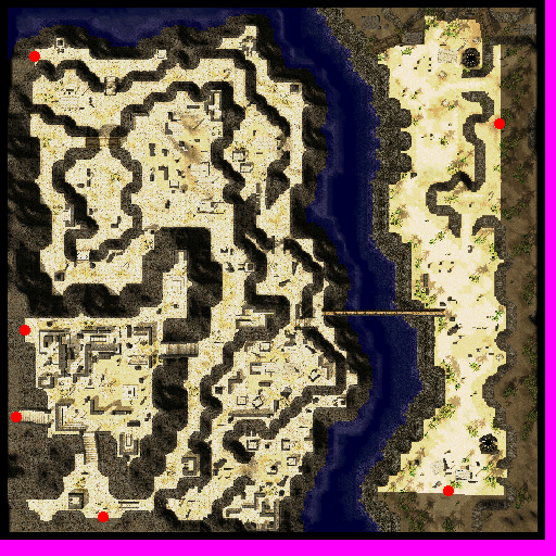 Fortress Saint Darmain, East Side minimap