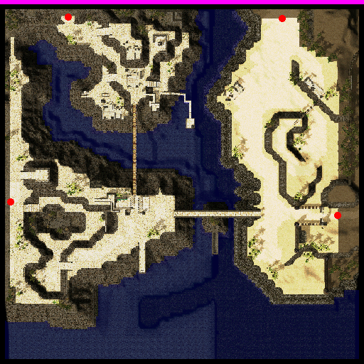 Fortress Saint Darmain, South Side minimap