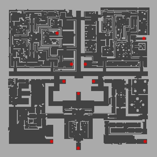 Glast Heim Castle 1F minimap