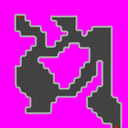 Geffen Orc Underground Cave 1F minimap